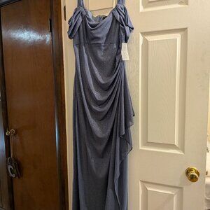 NWT Alex Evening Wear Slate blue long dress